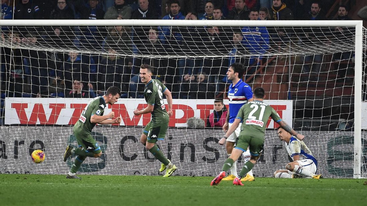 Sampdoria vs Napoli. (Foto: Paolo Rattini / Getty Images)
