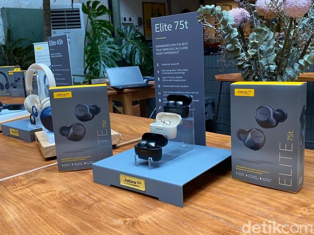 Jabra Elite 75t Dirilis, Harganya Rp 2 Jutaan Jabra Elite 75t Dirilis, Harganya Rp 2 Jutaan