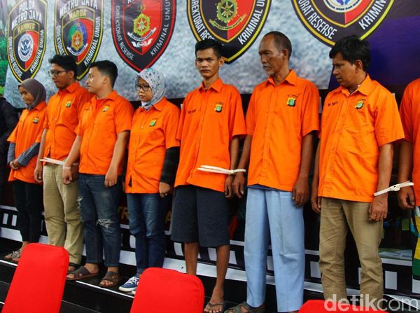Wanita Hingga Pria Tua, Ini Tampang Tersangka Kasus Ilham Bintang