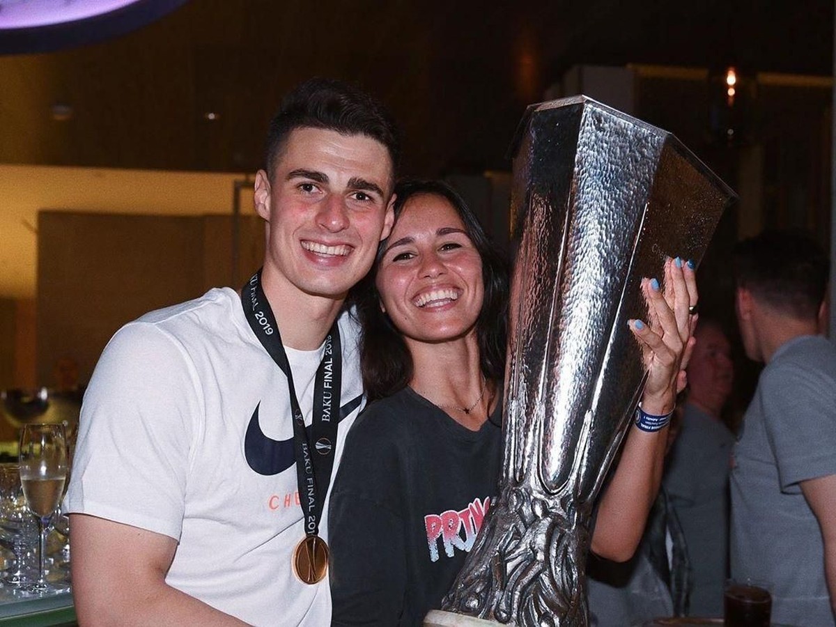 Kepa Lagi Ambyar Arrizabalaga (Instagram/andreaperez.23)
