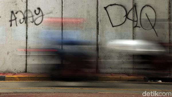 Vandalisme Marak di Underpass Tanah Abang