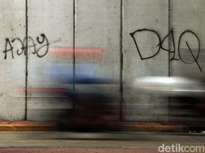 Vandalisme Marak di Underpass Tanah Abang