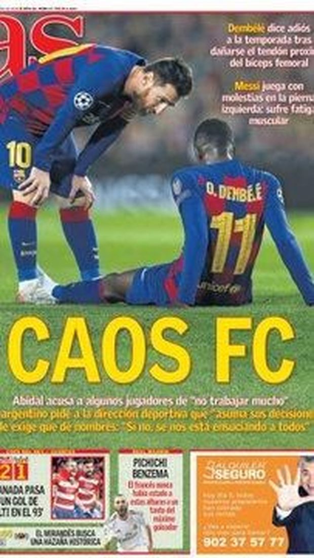 Headline surat kabar AS