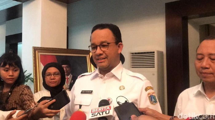 Gubernur DKI Jakarta Anies Baswedan menggelar rapat dengan Kementerian Sekretaris Negara (Kemensesneg) membahas revitalisasi Monumen Nasional (Monas).