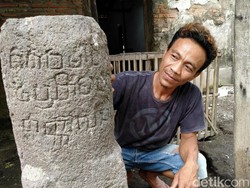 Ini Arti Tulisan di Lingga Abad 9 yang Kini Belepotan Tahi Ayam