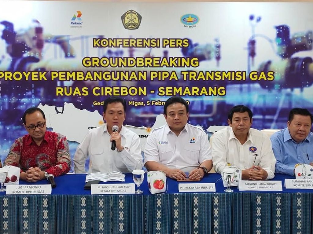 BPH Migas: Rekind Siap Bangun Proyek Pipa Cirebon-Semarang Rp 2,3 T BPH Migas: Rekind Siap Bangun Proyek Pipa Cirebon-Semarang Rp 2,3 T