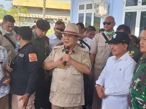 Prabowo Sesalkan Cuma Bisa Sapa 238 WNI dari Wuhan di Natuna dari Bus