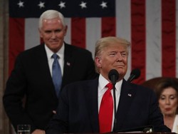 Tak Ungkit Pemakzulan, Pidato Kenegaraan Trump Banggakan Ekonomi AS