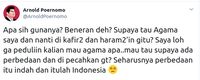 Tweet Chef Arnold Poernomo