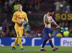 Messi dan Ter Stegen Bertengkar di Latihan Barcelona?