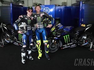 Yamaha Perkasa di Free Practice I MotoGP Andalusia: Vinales Pertama, Rossi Kedua