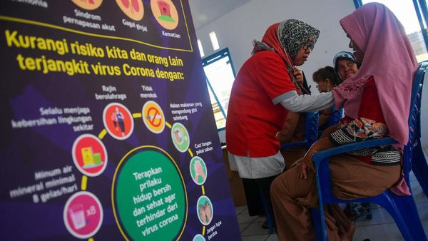 Aksi PMI Sosialisasi Cegah Virus Corona di Natuna