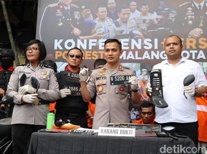 Sindikat Ranmor dan Penadah di Malang Ditangkap, Kaki Dua Pelaku Ditembak