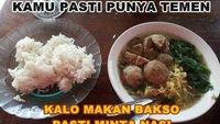 Doyan Makan Bakso? Hati-hati Keselek Lihat Meme Ini