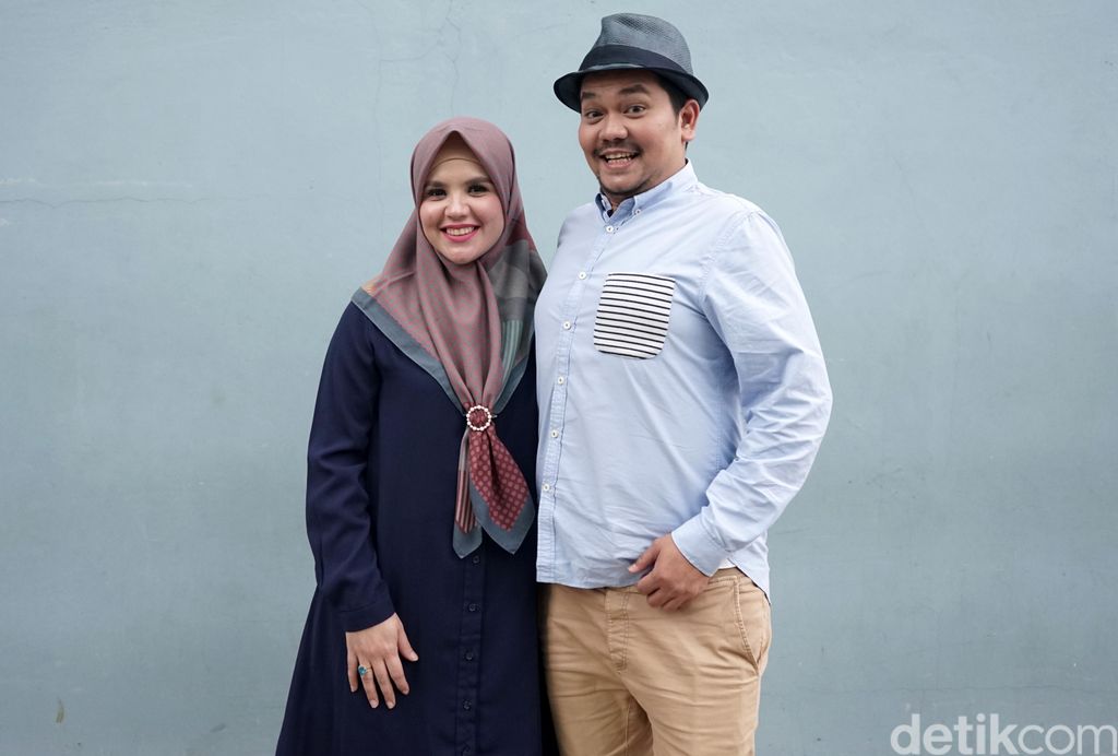 Indra Bekti dan Aldilla Jelita saat ditemui di Trans TV.