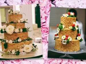 Unik! Kue Pengantin Ini Terbuat dari Mie Goreng