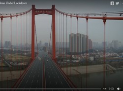 Seperti Kota Hantu, Ini Foto-foto Jalan Raya di Wuhan yang Kini Sepi