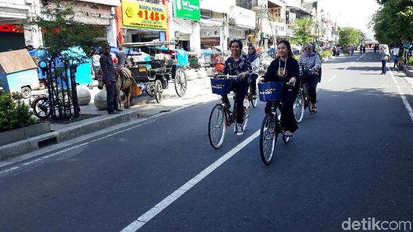 Bebas Kendaraan Bermotor, Begini Suasana Malioboro yang Lengang