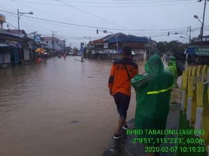 Banjir hingga 2 Meter Landa Tabalong Kalsel