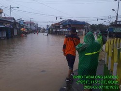 Banjir hingga 2 Meter Landa Tabalong Kalsel