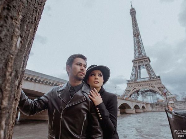 Gaya Parisian Chic Nagita Slavina & Raffi Ahmad Saat Pemotretan di Paris