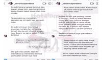 Curahan hati Veronica Perdana di Instagram