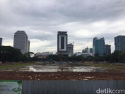 Proyek Dilanjut, Begini Kondisi Terkini Pengerjaan Revitalisasi Monas