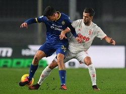 Babak Pertama Verona vs Juventus: Skor Kacamata, Sama Kuat