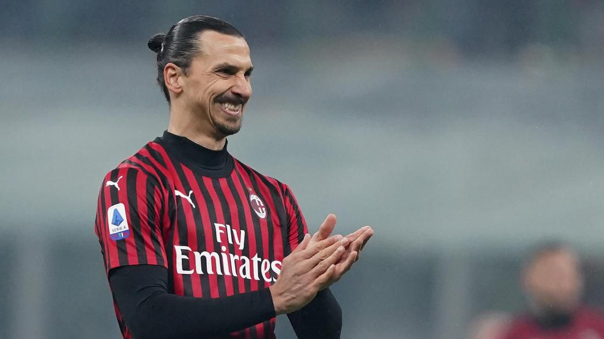 Striker AC Milan, Zlatan Ibrahimovic. (Foto: Spada/Lapresse via AP)