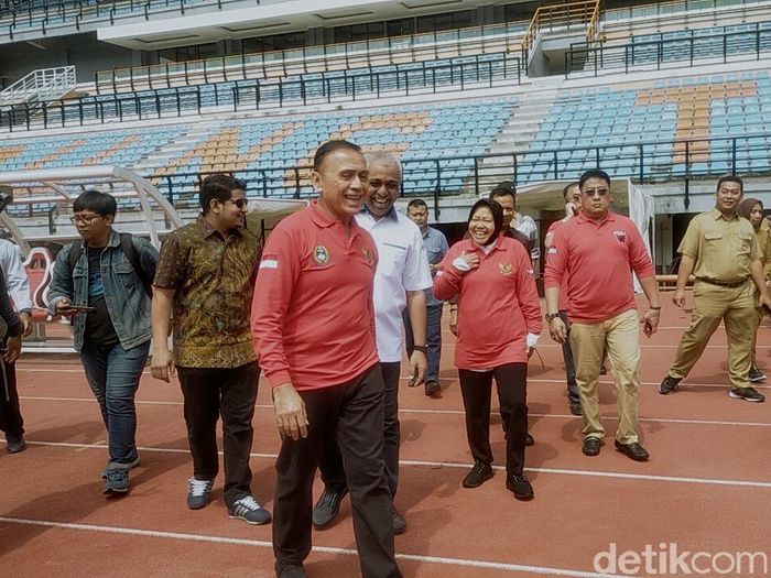 Mochamad Iriawan Mochamad Iriawan meninjau Stadion Gelora Bung Tomo
