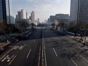 Sepinya Beijing di Hari Terakhir Libur Tahun Baru Imlek