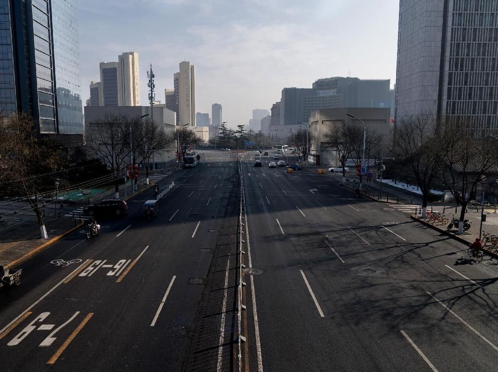 Sepinya Beijing di Hari Terakhir Libur Tahun Baru Imlek Sepinya Beijing di Hari Terakhir Libur Tahun Baru Imlek