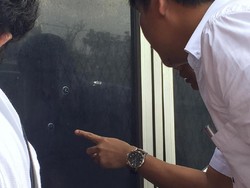 Ini Penampakan Bekas Tembakan pada Kaca di Rutan Cipinang Jaktim