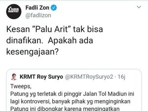 Kicauan Fadli Zon soal Tugu Palu Arit PKI di Madiun