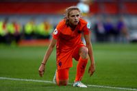 Aksinya di timnas Belanda wanita (Dean Mouhtaropoulos/Getty Images)