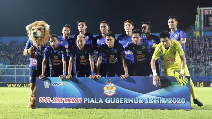 Arema FC memainkan laga perdana di Piala Gubernur Jatim menghadapi Sabah FA.