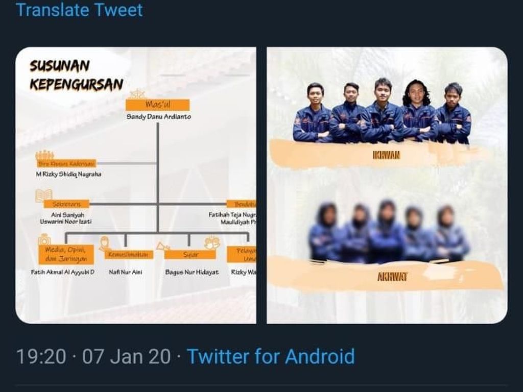 Respons Beragam soal Foto Mahasiswi Pegiat Dakwah UGM Dibikin Buram Respons Beragam soal Foto Mahasiswi Pegiat Dakwah UGM Dibikin Buram