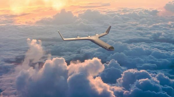 Foto Konsep Pesawat Listrik yang Aneh