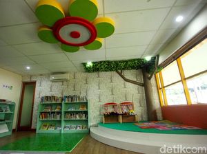 Ada Ruang Anak yang Nyaman di Perpustakaan Kemendikbud Lho