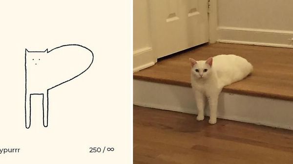 Kumpulan Ilustrasi Kucing Sederhana yang Bikin Ngakak