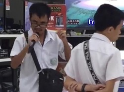 Karaoke di Supermarket, Pelajar Ini Dilirik Sam Smith