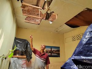 Terdampak Angin Kencang, Warga dan SMP di Surabaya Rugi Rp 200-300 Juta