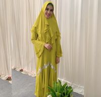 6 Inspirasi Busana Syar'i Fashionable untuk Kondangan Minggu Ini