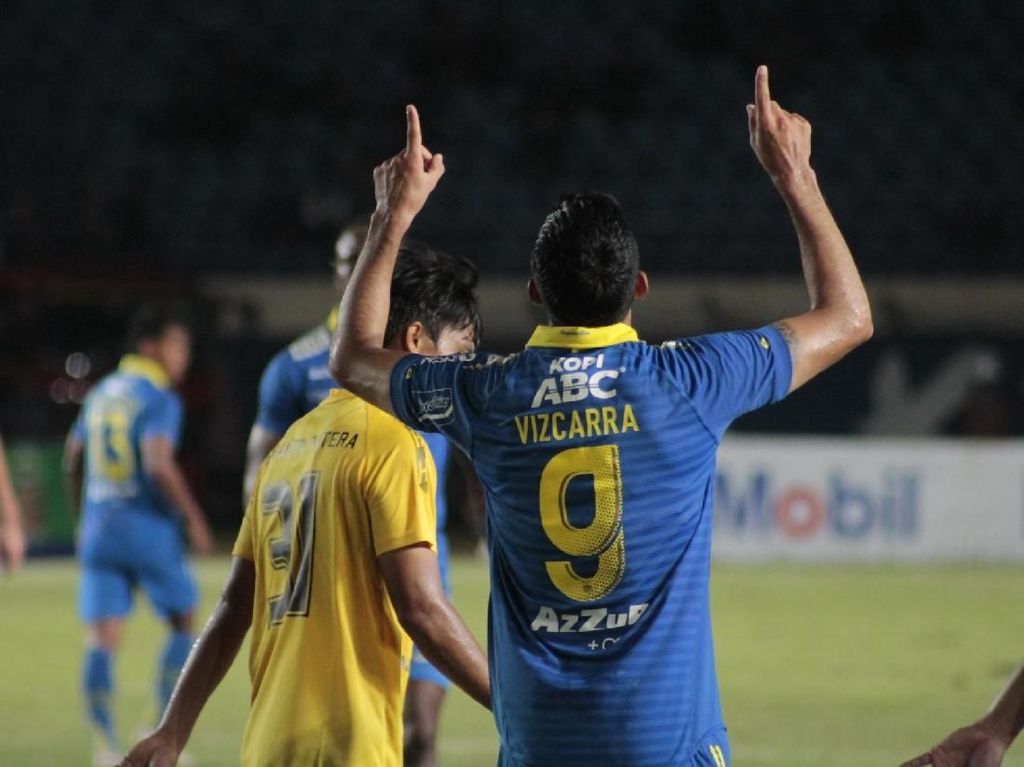 Cetak 2 Gol Selalu Menyenangkan, tapi Vizcarra Tak Mau Besar Kepala Cetak 2 Gol Selalu Menyenangkan, tapi Vizcarra Tak Mau Besar Kepala
