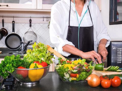 Ilustrasi resep salad