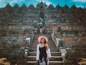Potret Liburan Marion Jola, Borobudur Sampai Ubud