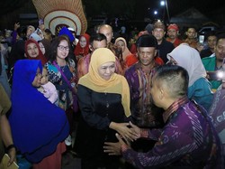 Bertemu Perantau Jawa di Palu, Khofifah Disambut Kesenian Khas Jatim