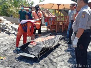 Jenazah Diduga WNA Ditemukan Terapung di Perairan Padang Bai Bali