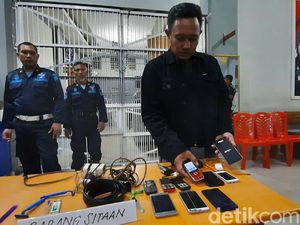 Razia Narkoba di Rutan Palu, Petugas Temukan 10 HP