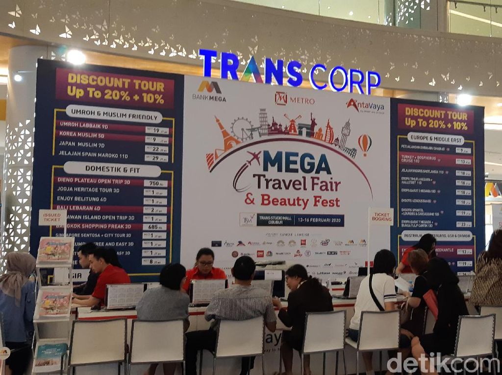 Top 3 Destinasi Unggulan di Mega Travel Fair 2020